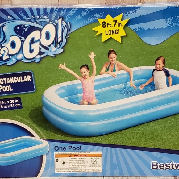 Bestway | Toys | H2o Go Inflatable Family Pool 86 Gal Swimming Pool ...